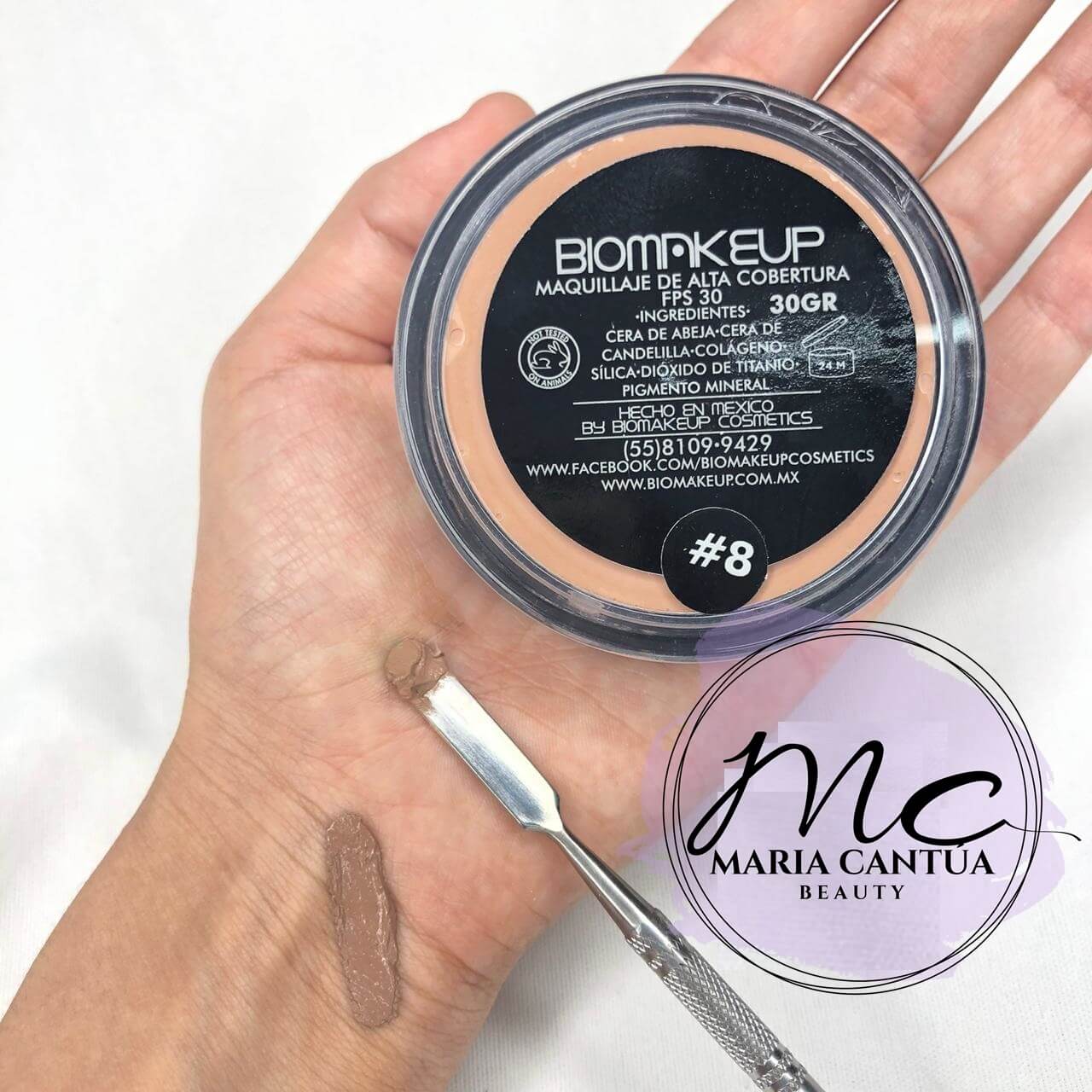 Maquillaje 30G. #8 Biomakeup