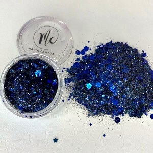 Chunky Glitter Azul Rey - María Cantúa Tienda en Línea Página Online