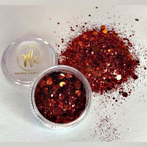 Chunky Glitter Rojo