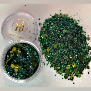 Chunky Glitter Verde Bandera
